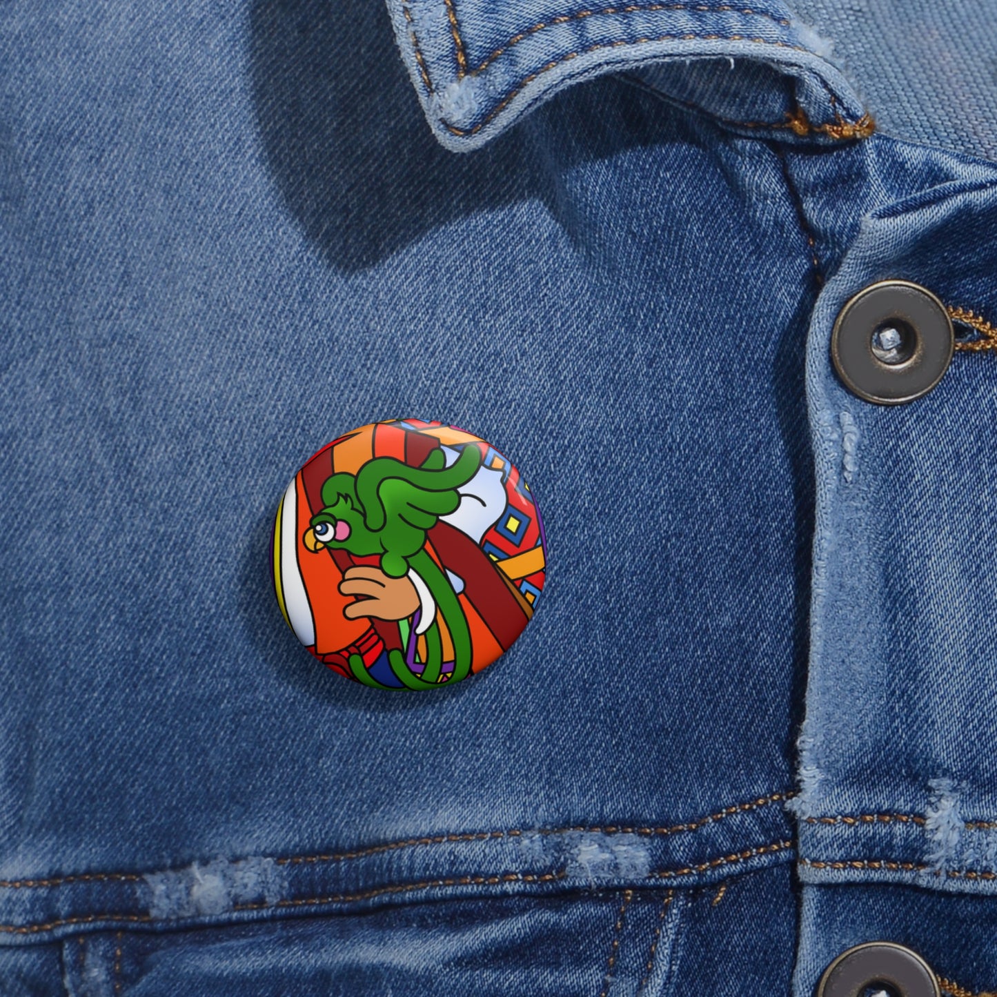 Missing a Few Jewels b Custom Pin Buttons