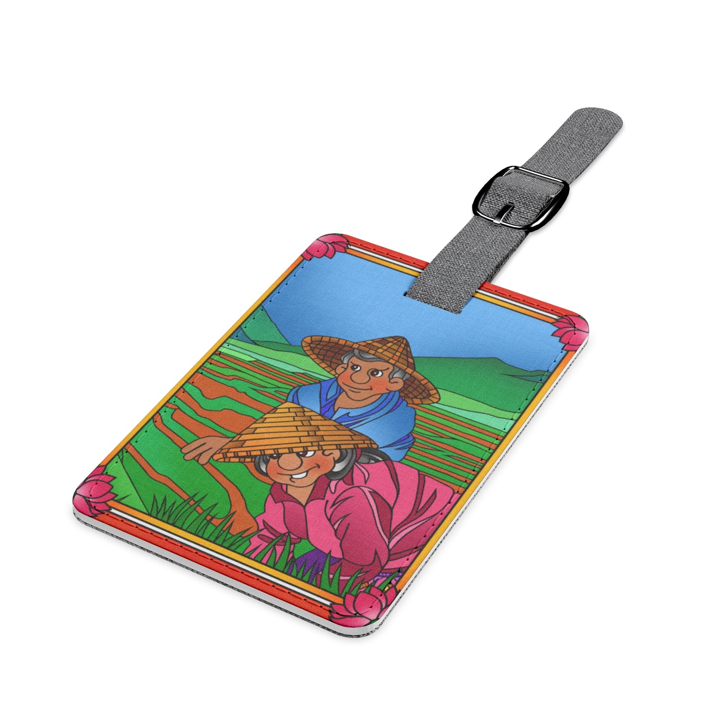 If It Is Truly Ours Saffiano Polyester Luggage Tag, Rectangle