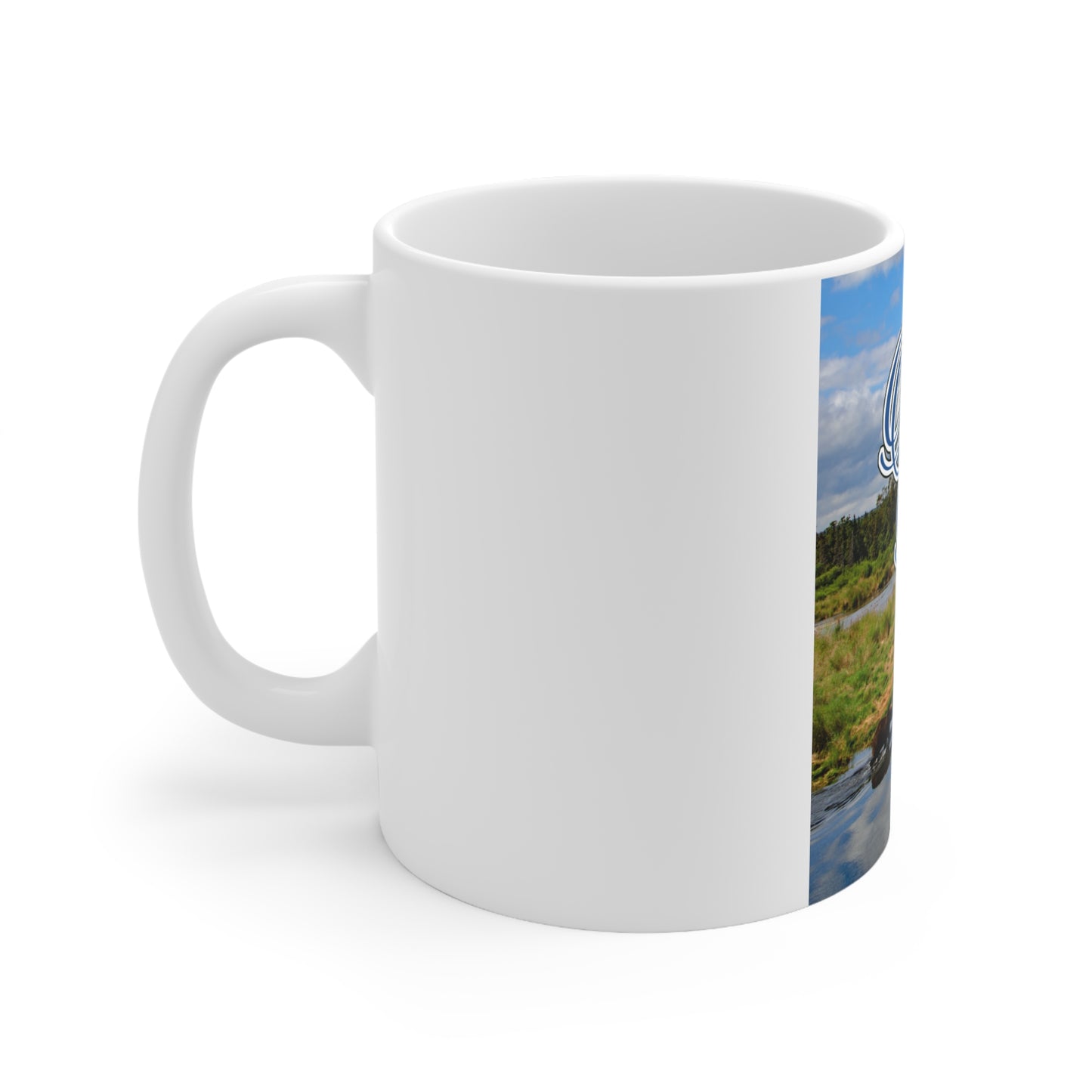 Fishing and Feasting in Alaska Ceramic Mug 11oz