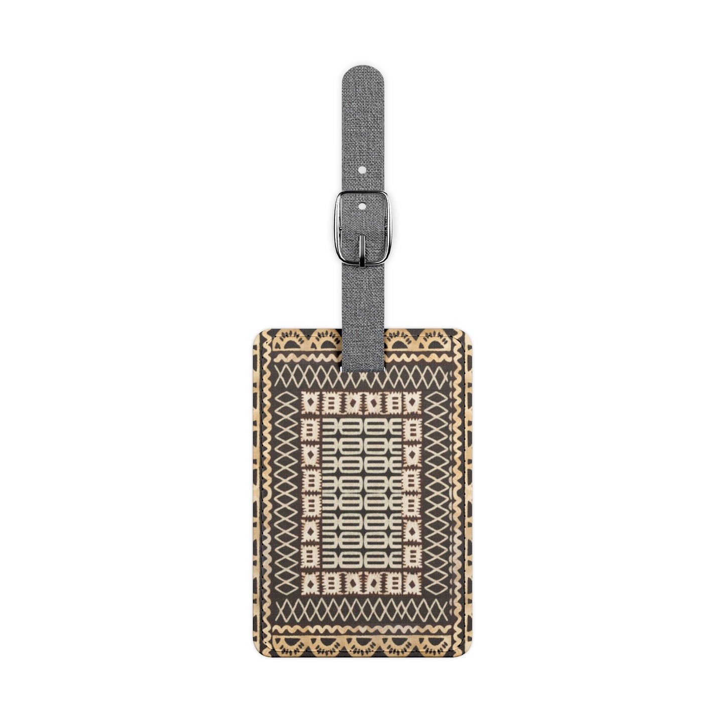 Little Friends c Saffiano Polyester Luggage Tag, Rectangle