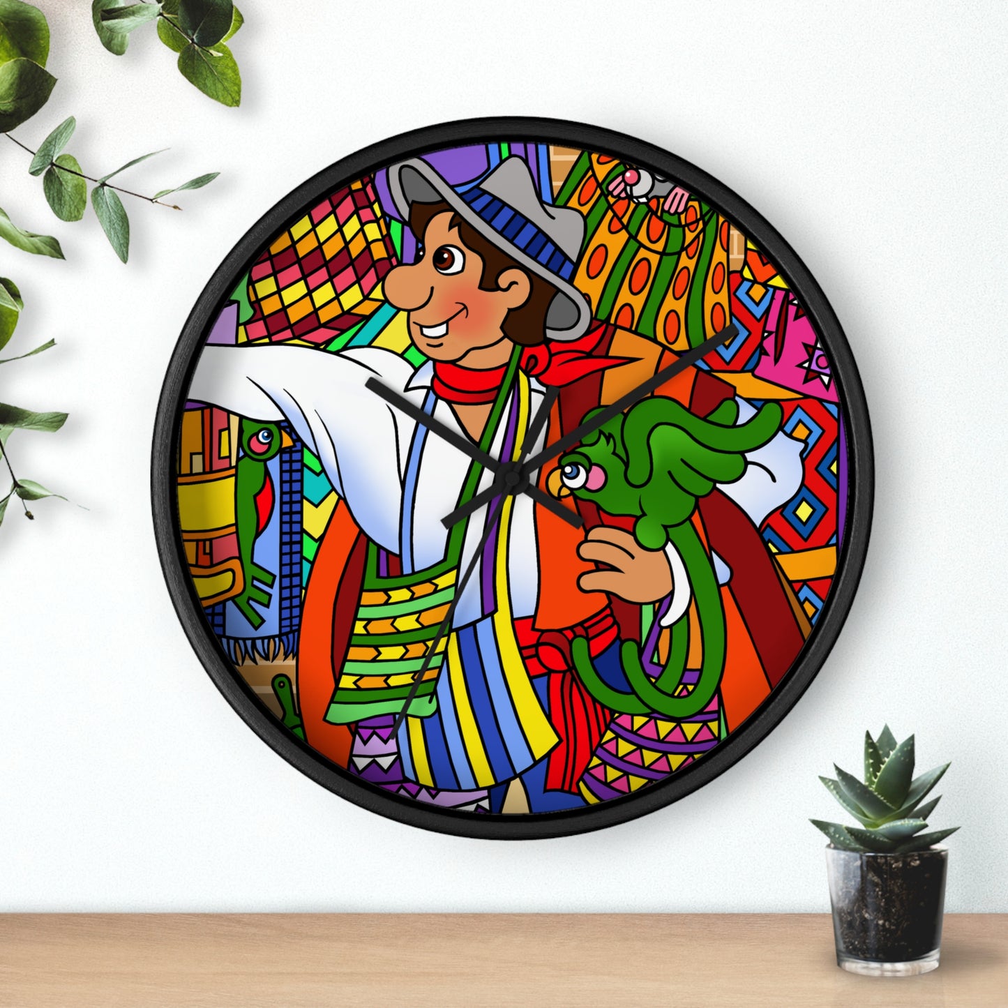 Missing a Few Jewels b Wall Clock