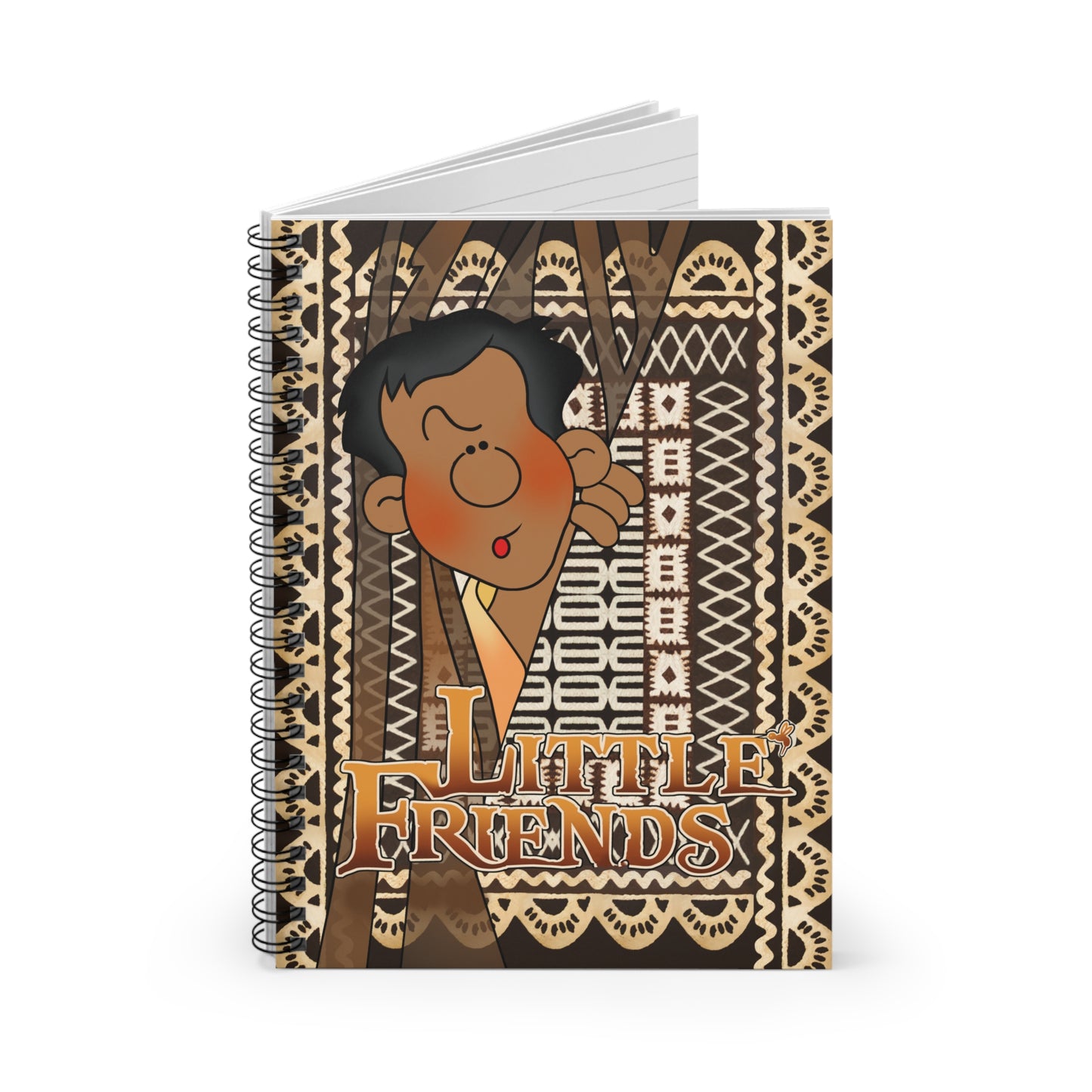 Little Friends Spiral Notebook - Ruled Line