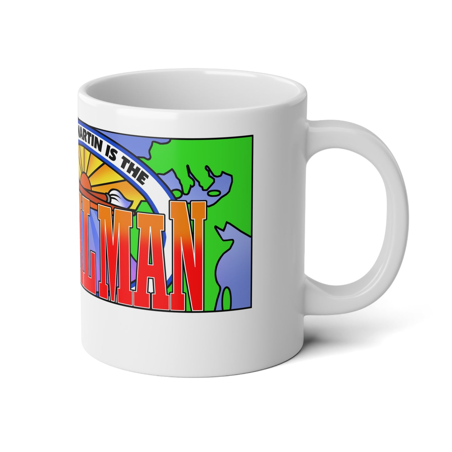 The Mural Man Jumbo Mug, 20oz