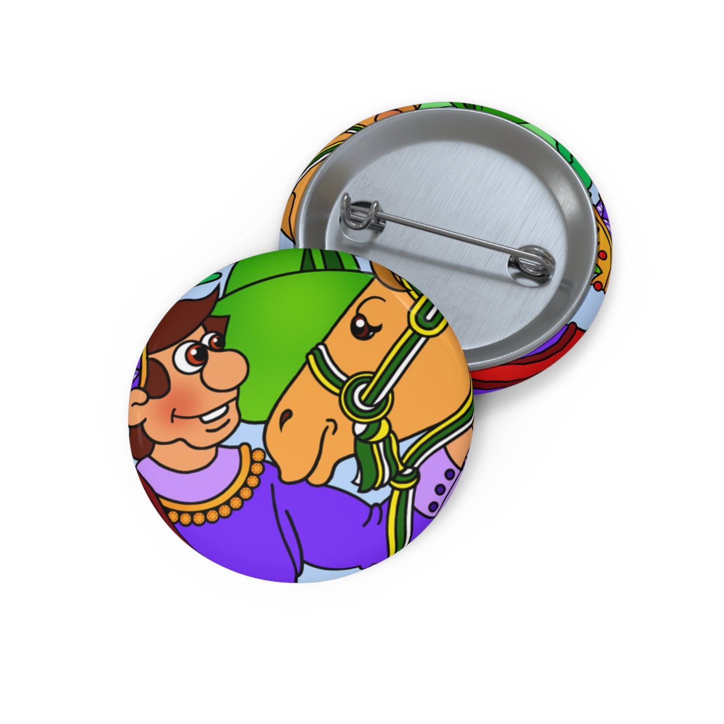 Missing a Few Jewels a Custom Pin Buttons