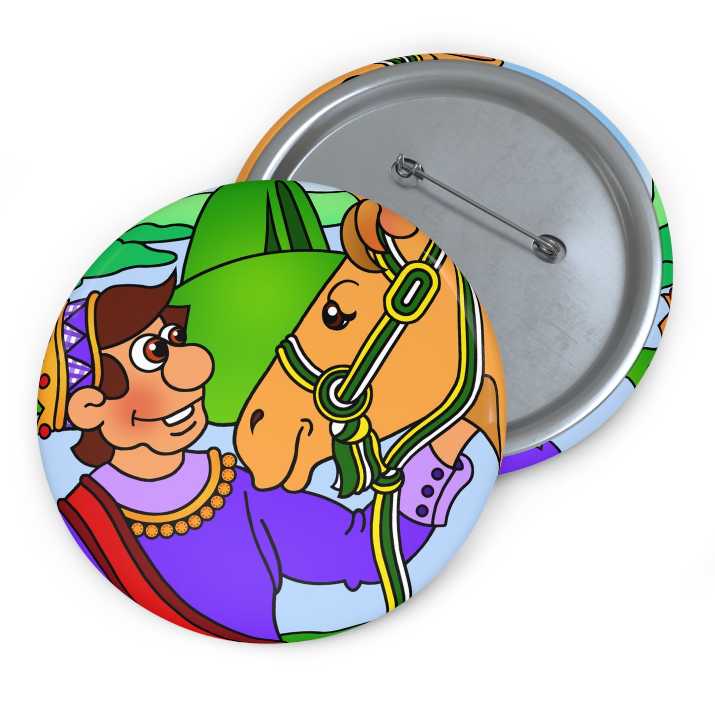 Missing a Few Jewels a Custom Pin Buttons