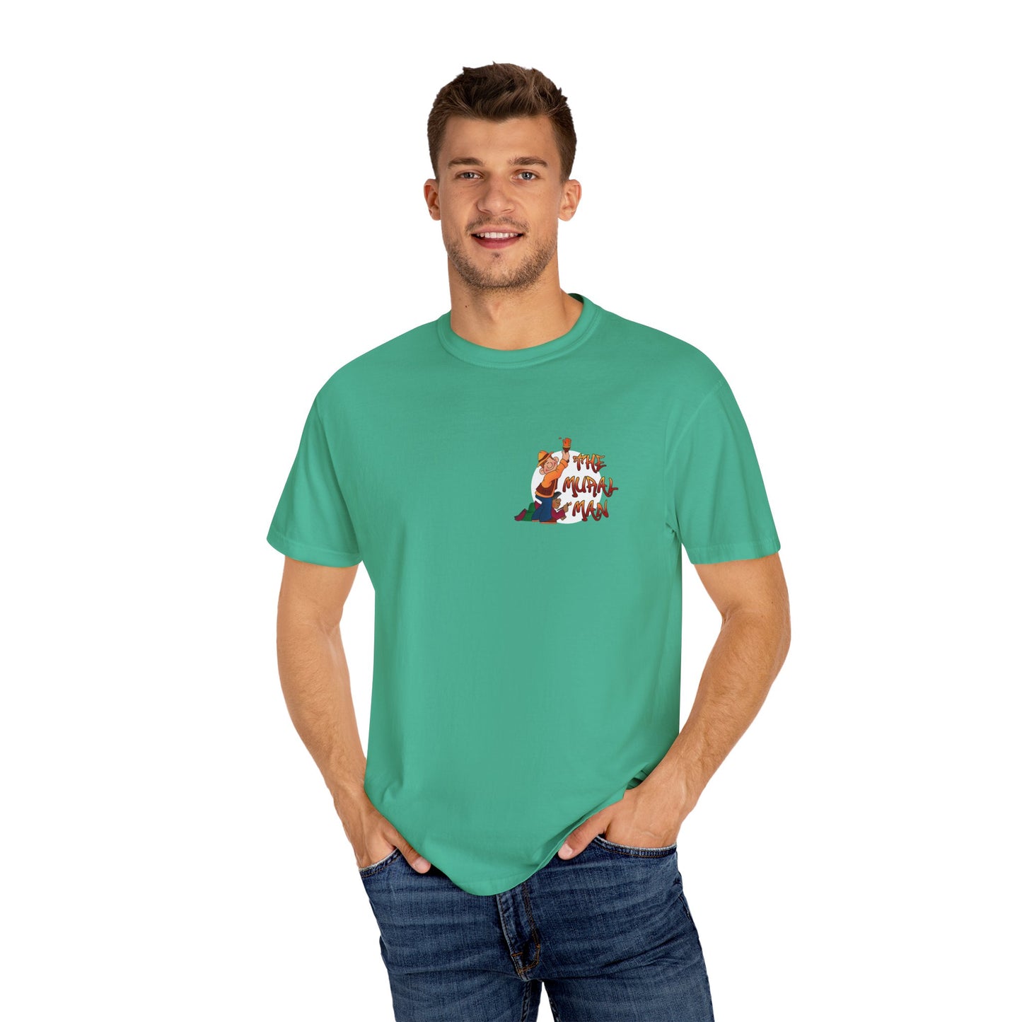 The Mural Man Unisex Garment-Dyed T-shirt