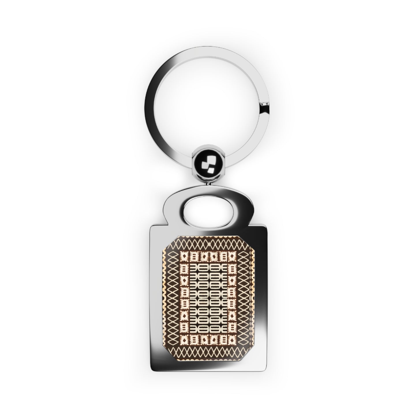 Little Rings c Rectangle Photo Keyring