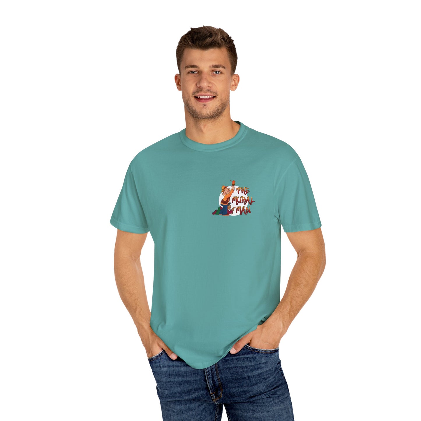 The Mural Man Unisex Garment-Dyed T-shirt