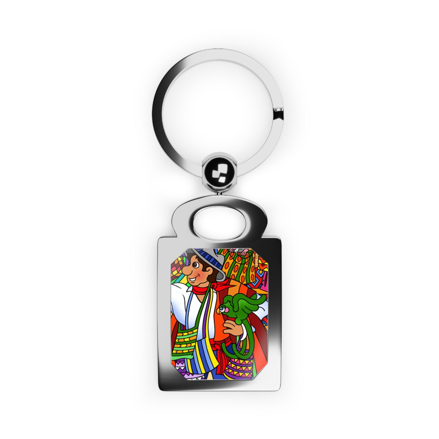 Missing a Few Jewels b Rectangle Photo Keyring