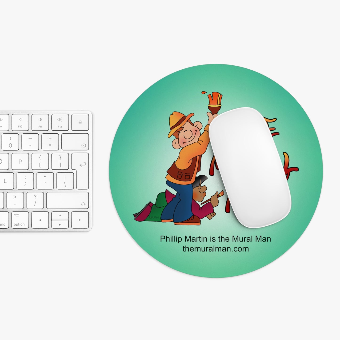 The Mural Man Mouse Pad