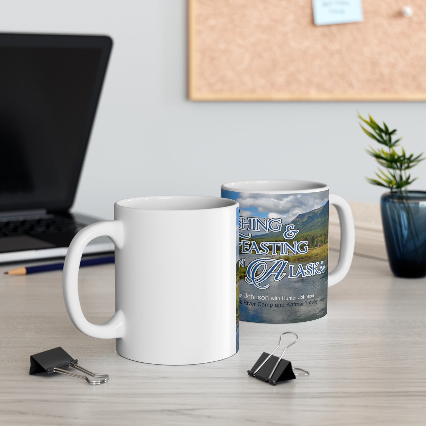 Fishing and Feasting in Alaska Ceramic Mug 11oz