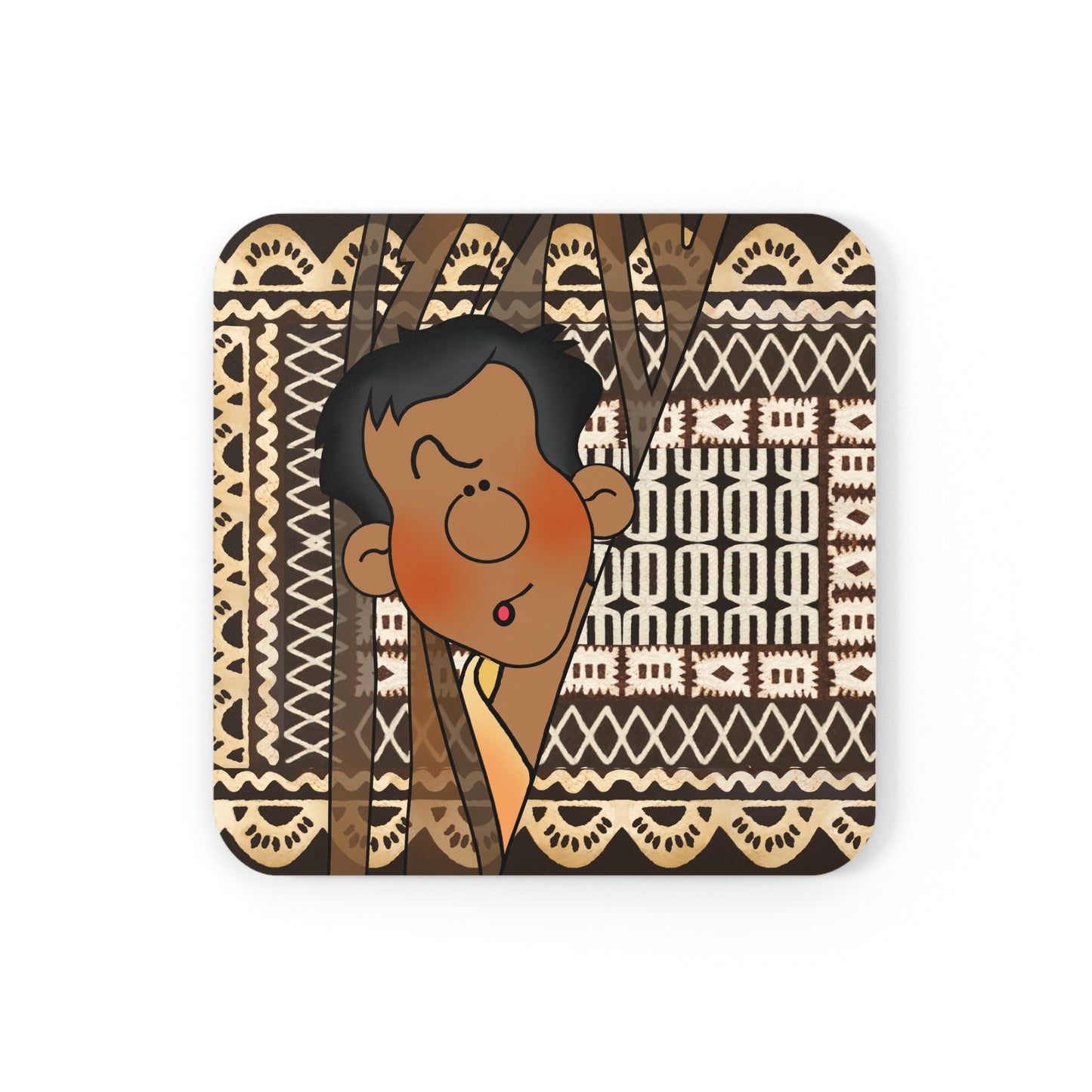 Little Friends Cork Back Coaster