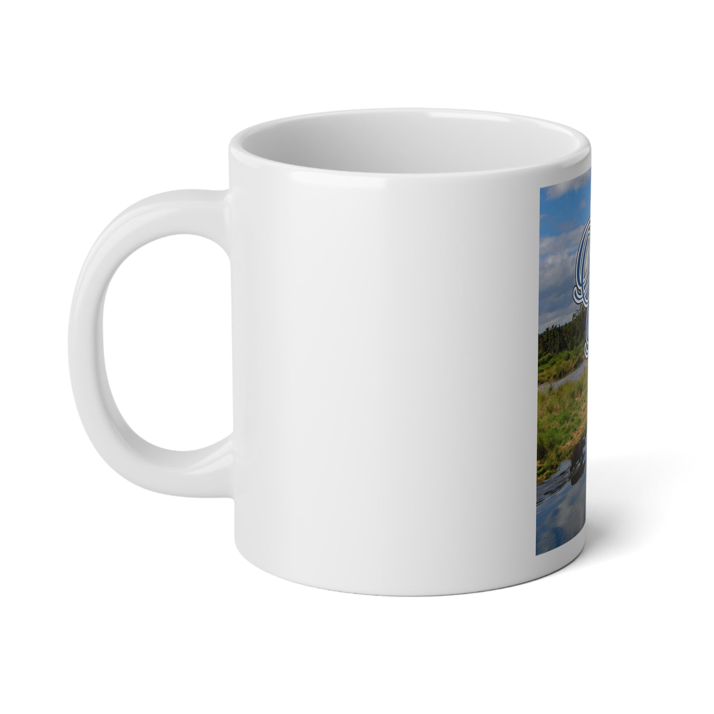 Fishing and Feasting in Alaska Jumbo Mug, 20oz