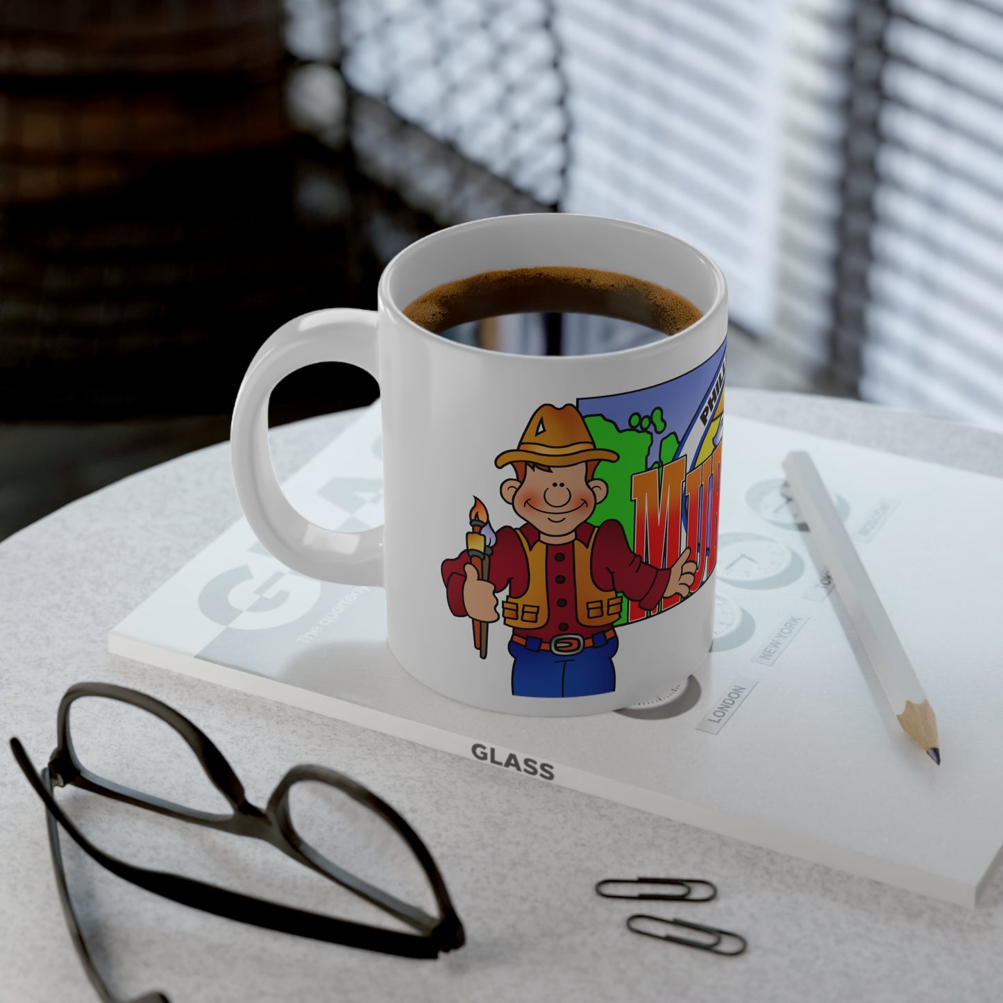 The Mural Man Jumbo Mug, 20oz