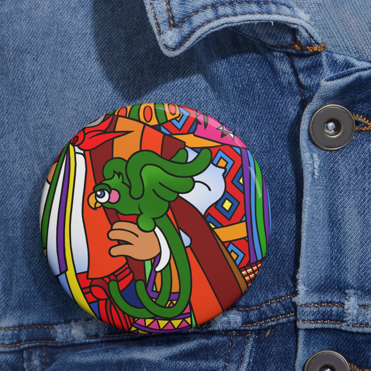 Missing a Few Jewels b Custom Pin Buttons