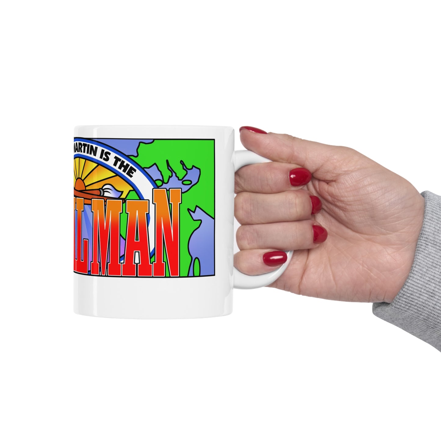 The Mural Man Ceramic Mug 11oz