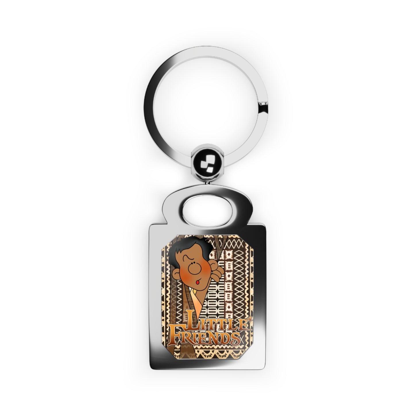Little Friends Rectangle Photo Keyring