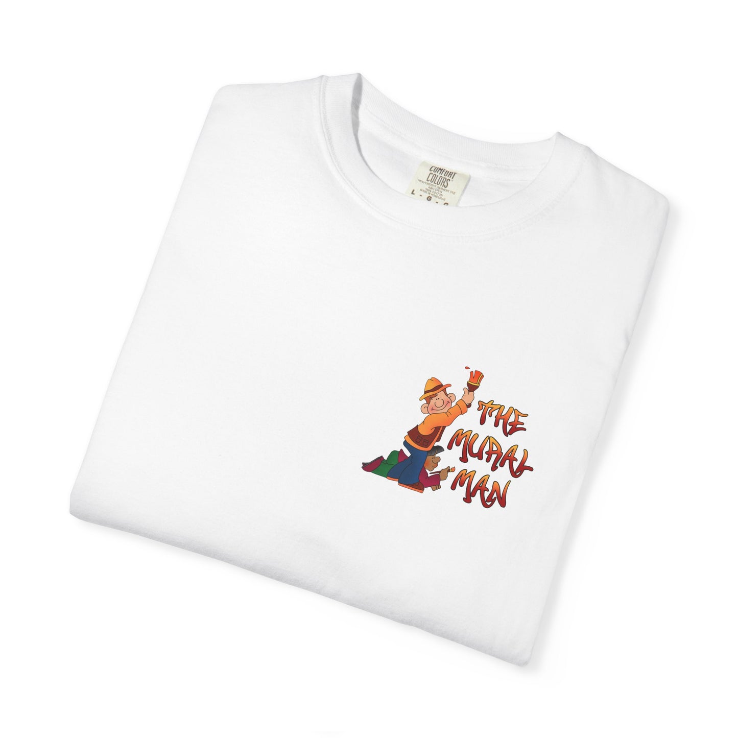 The Mural Man Unisex Garment-Dyed T-shirt
