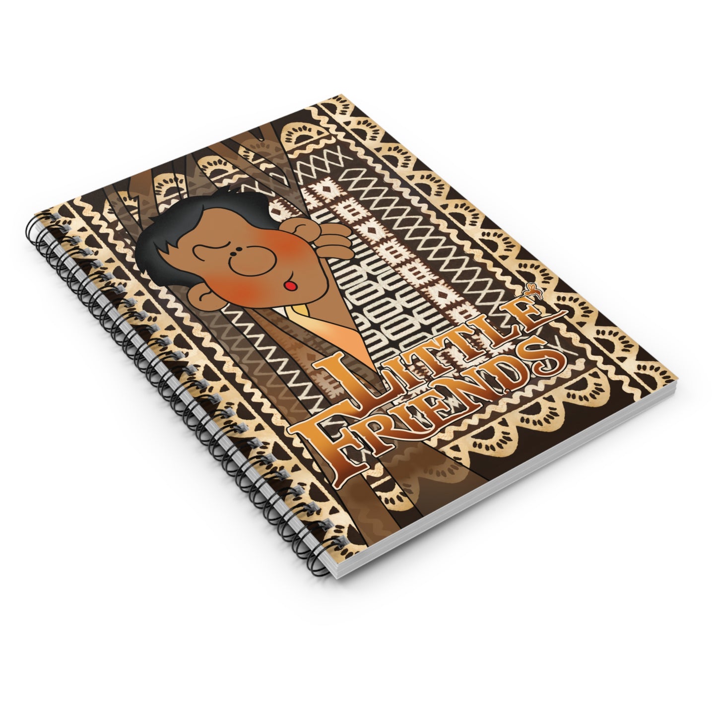 Little Friends Spiral Notebook - Ruled Line