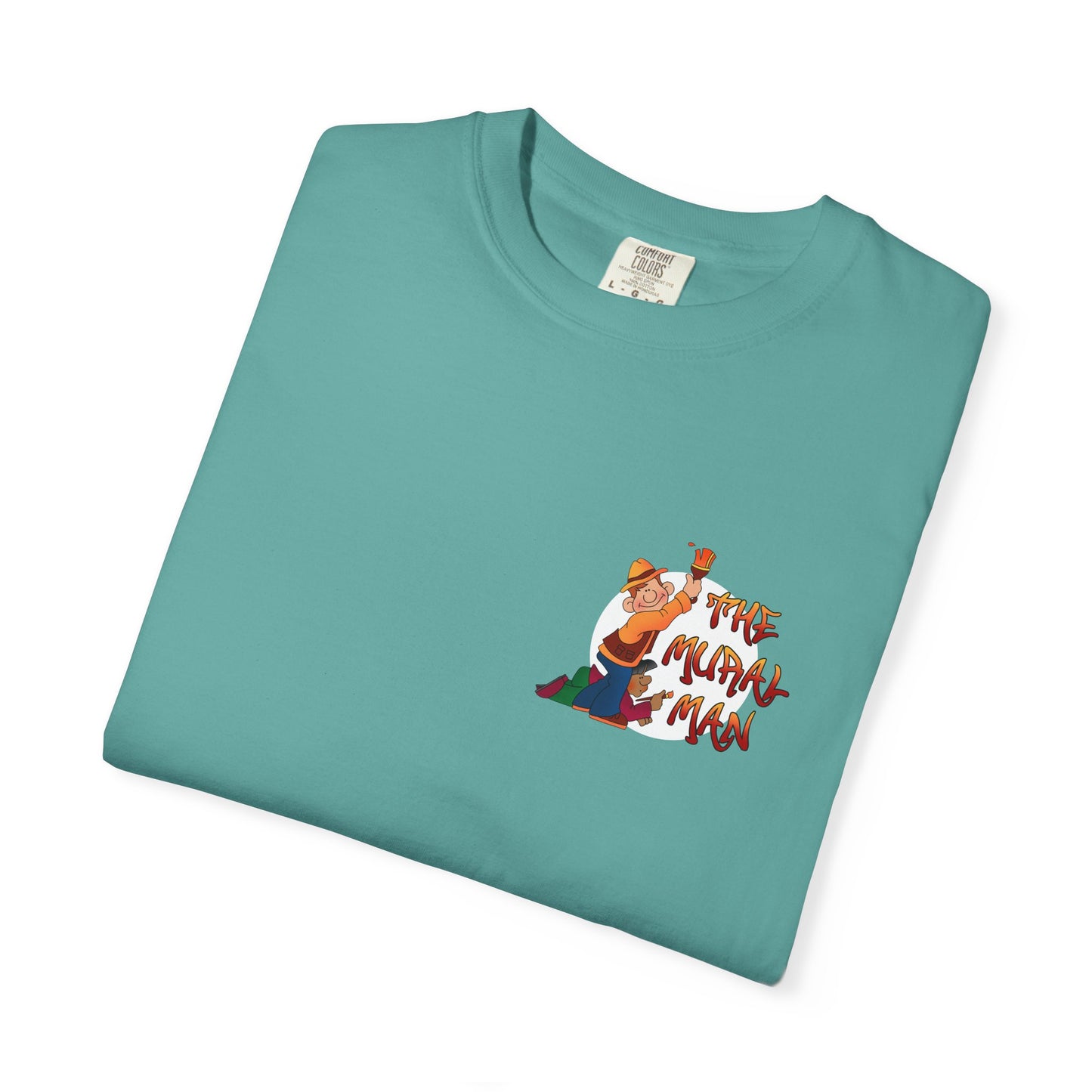 The Mural Man Unisex Garment-Dyed T-shirt