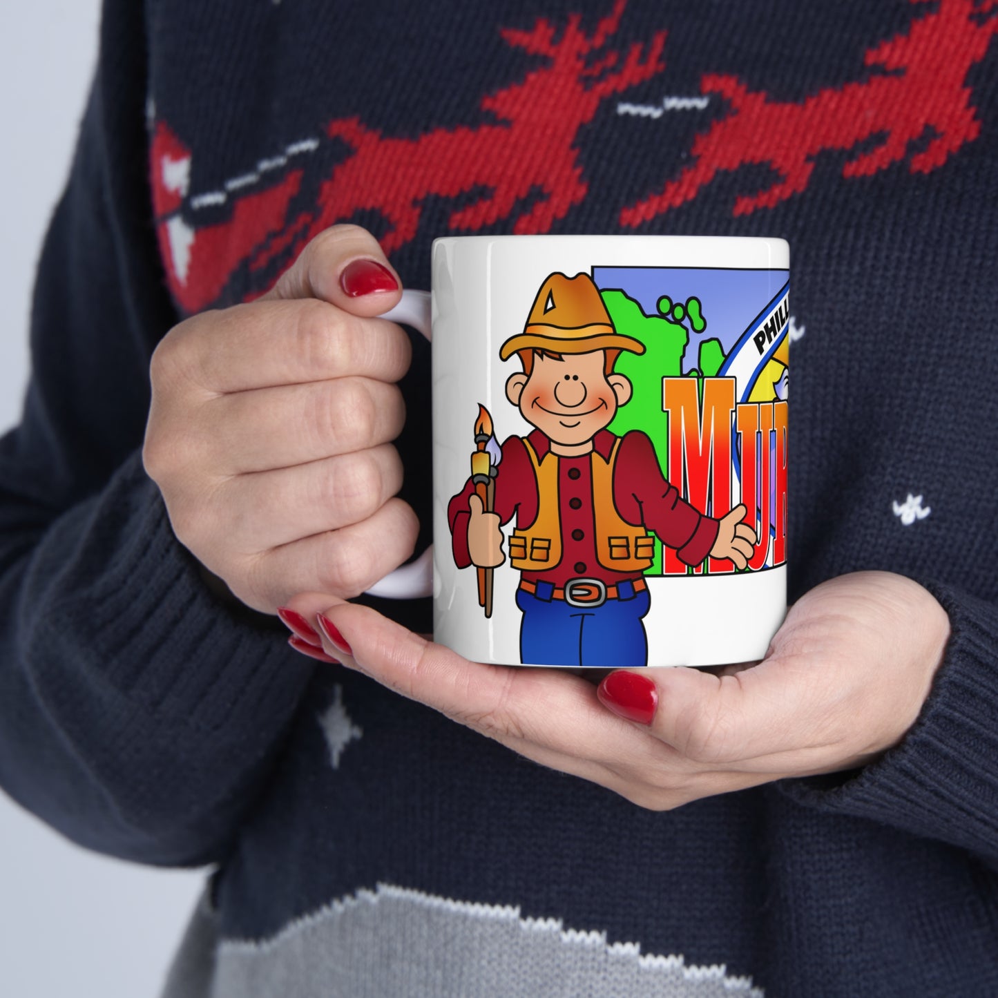 The Mural Man Ceramic Mug 11oz