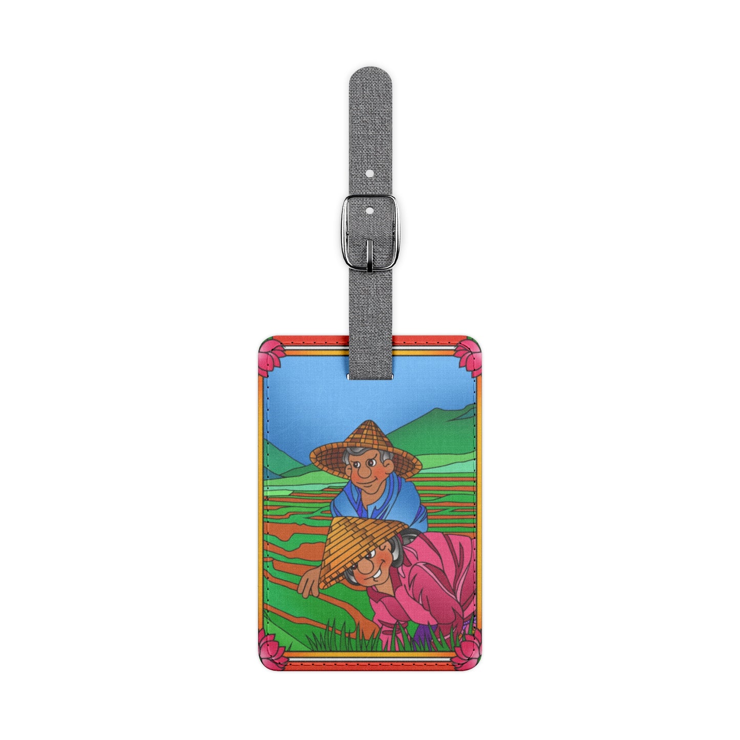 If It Is Truly Ours Saffiano Polyester Luggage Tag, Rectangle