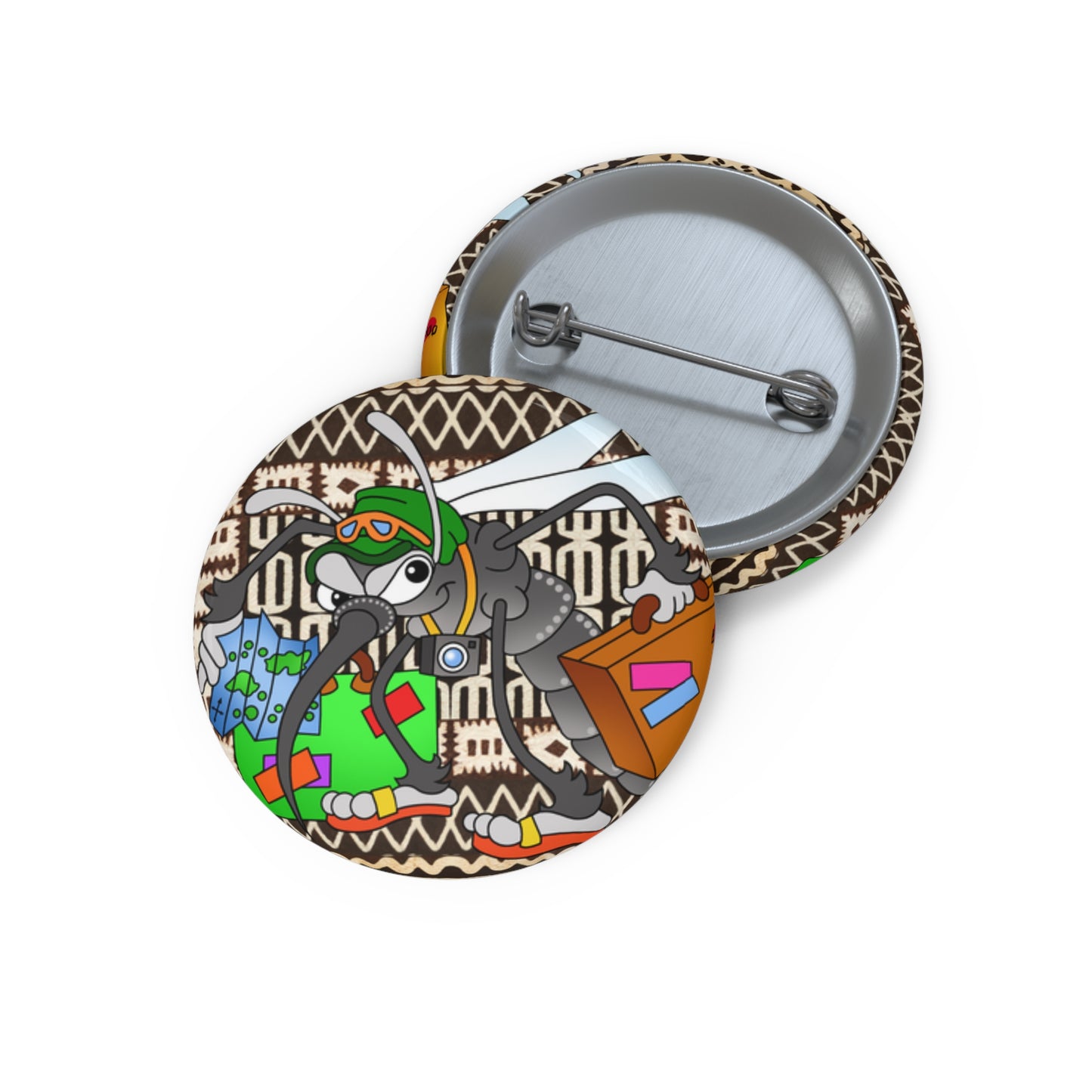 Little Friends b Custom Pin Buttons