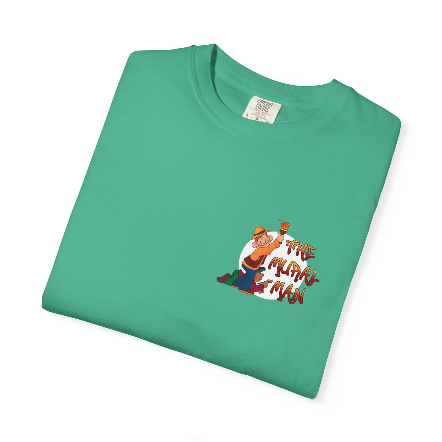 The Mural Man Unisex Garment-Dyed T-shirt