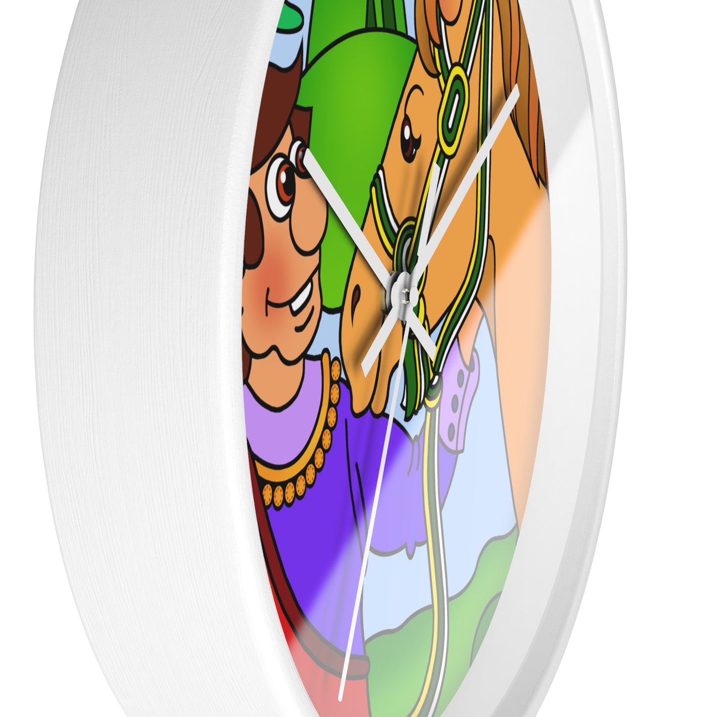 Missing a Few Jewels a Wall Clock