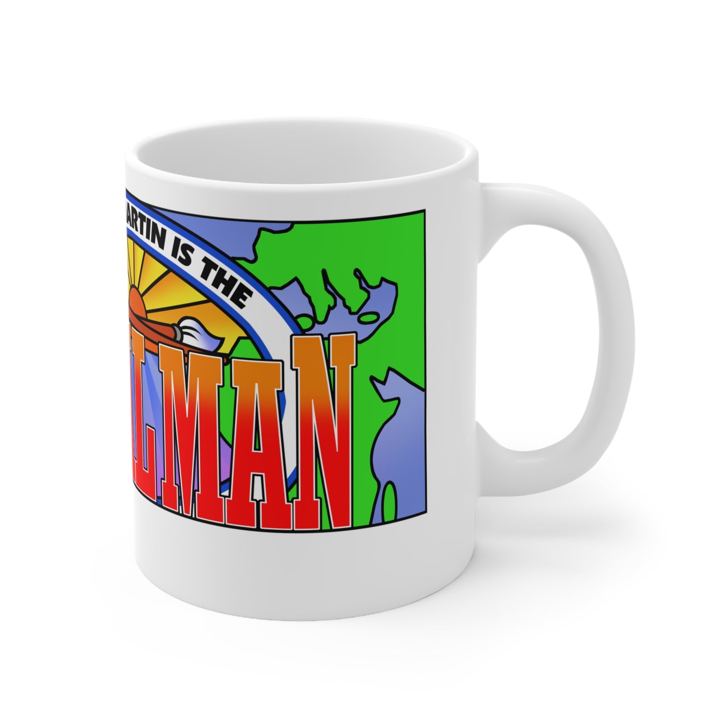 The Mural Man Ceramic Mug 11oz