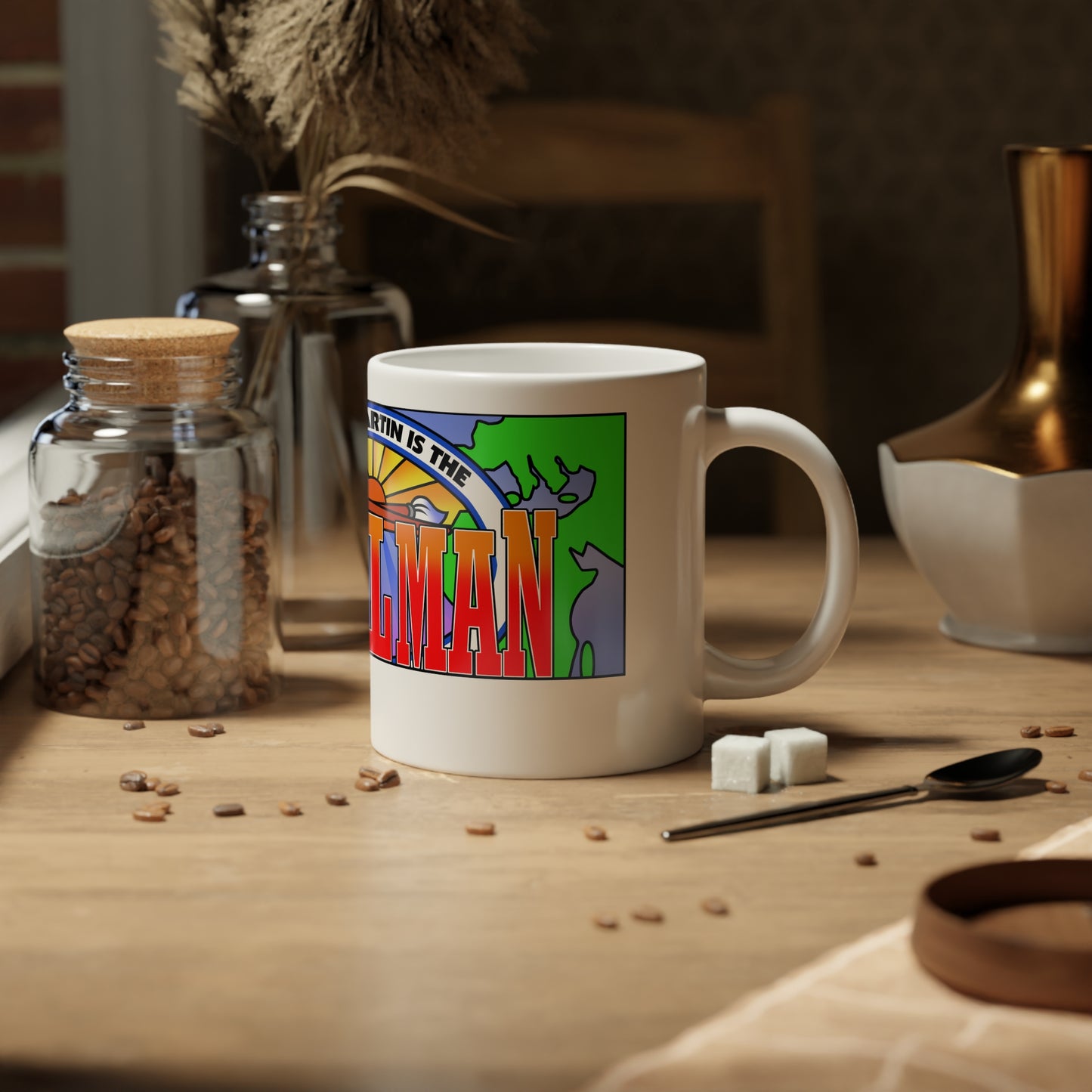 The Mural Man Jumbo Mug, 20oz