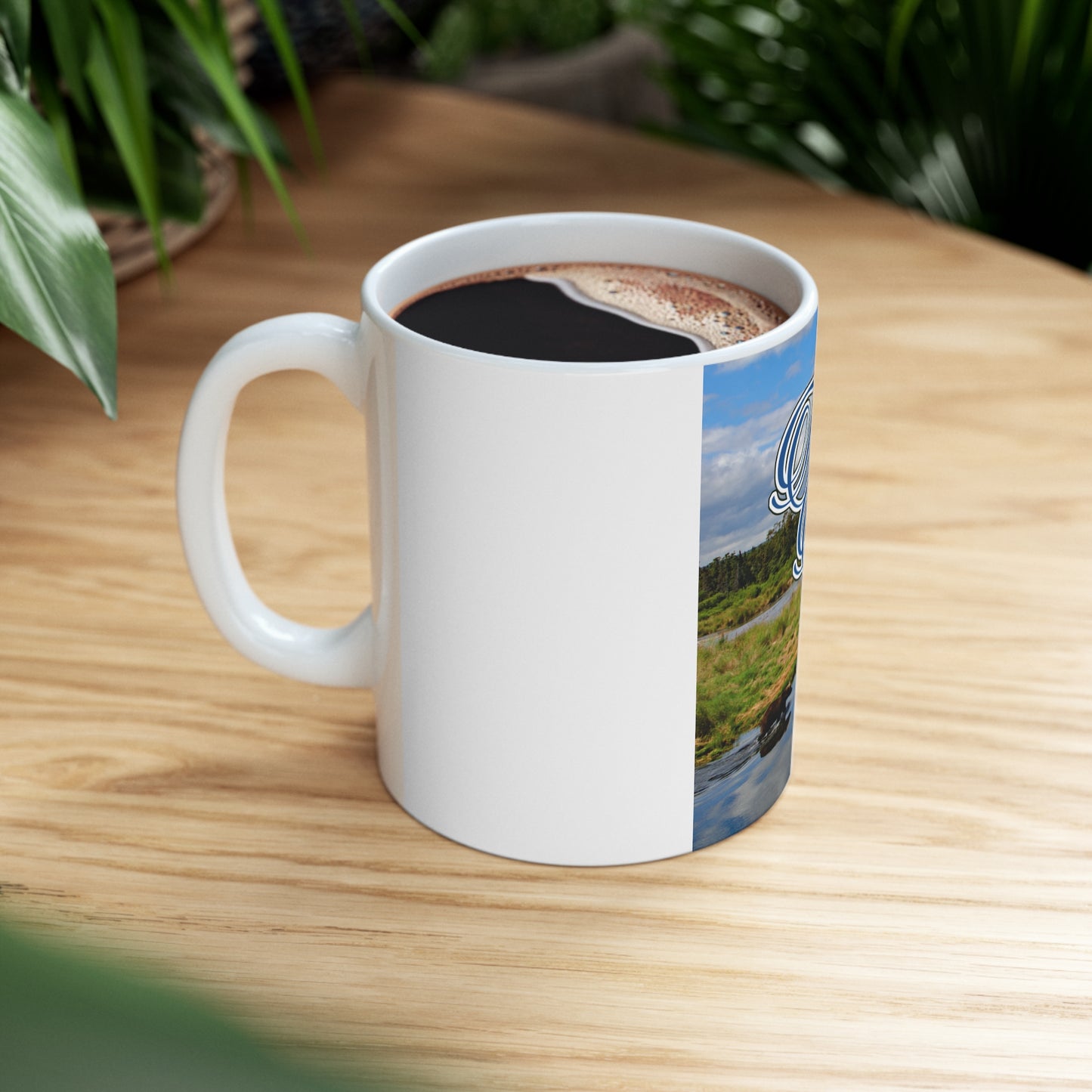 Fishing and Feasting in Alaska Ceramic Mug 11oz
