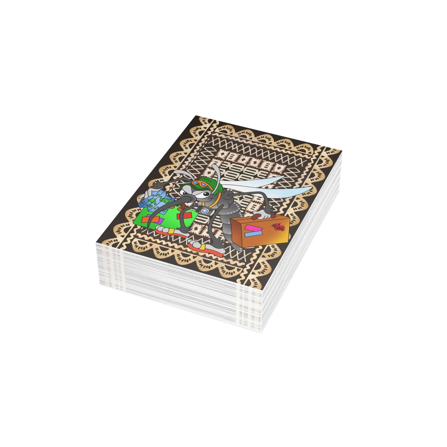 Little Friends Greeting Cards b (1, 10, 30, and 50pcs)