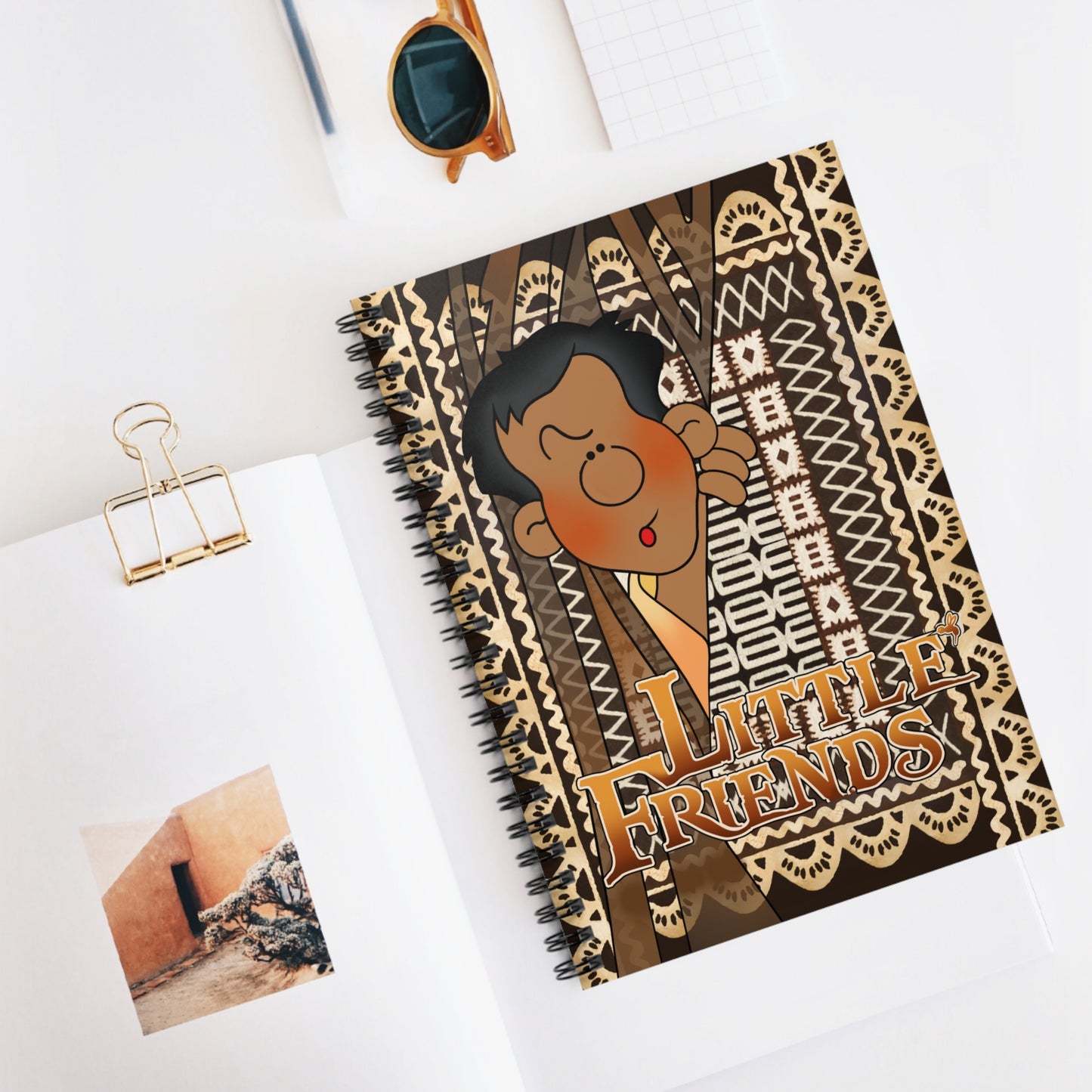 Little Friends Spiral Notebook - Ruled Line