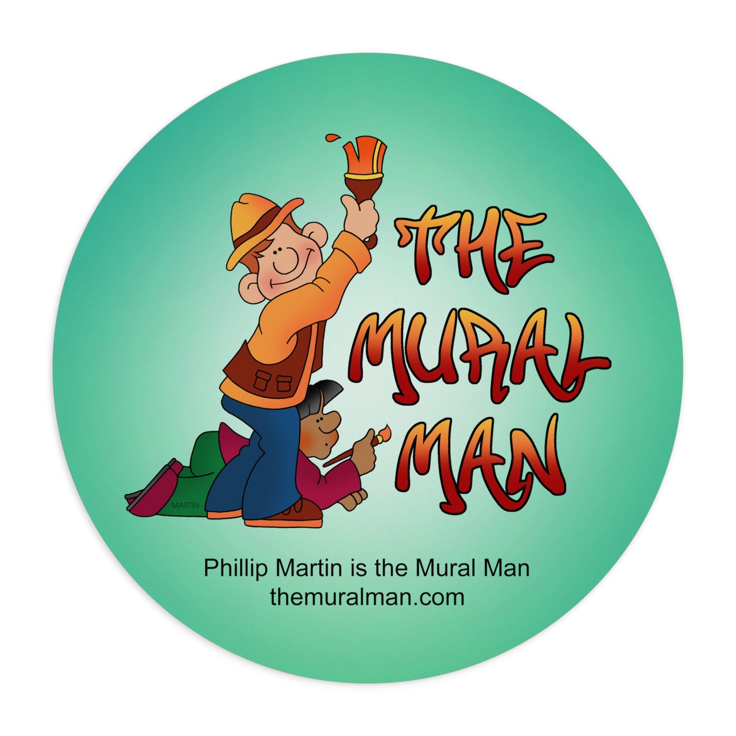 The Mural Man Mouse Pad