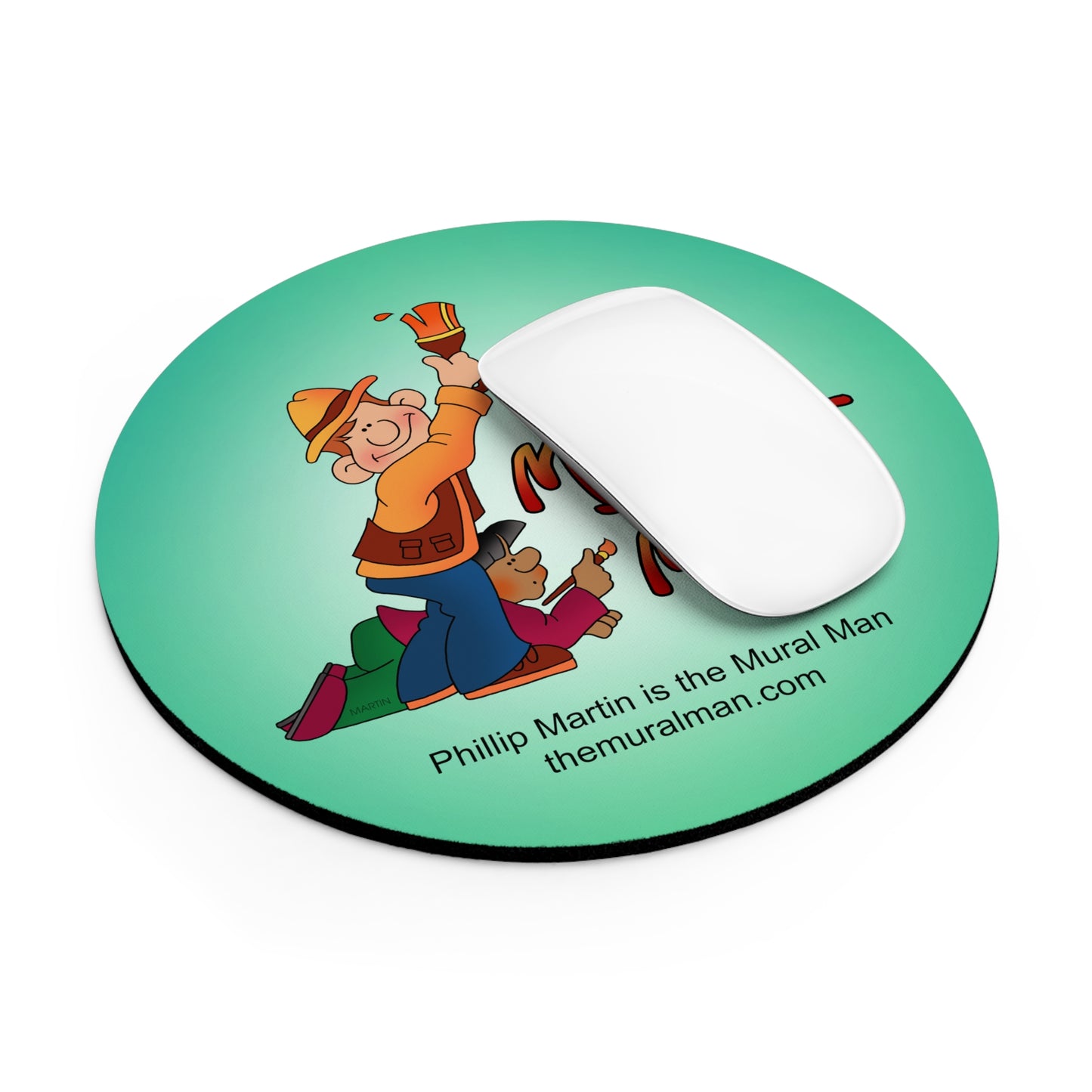 The Mural Man Mouse Pad