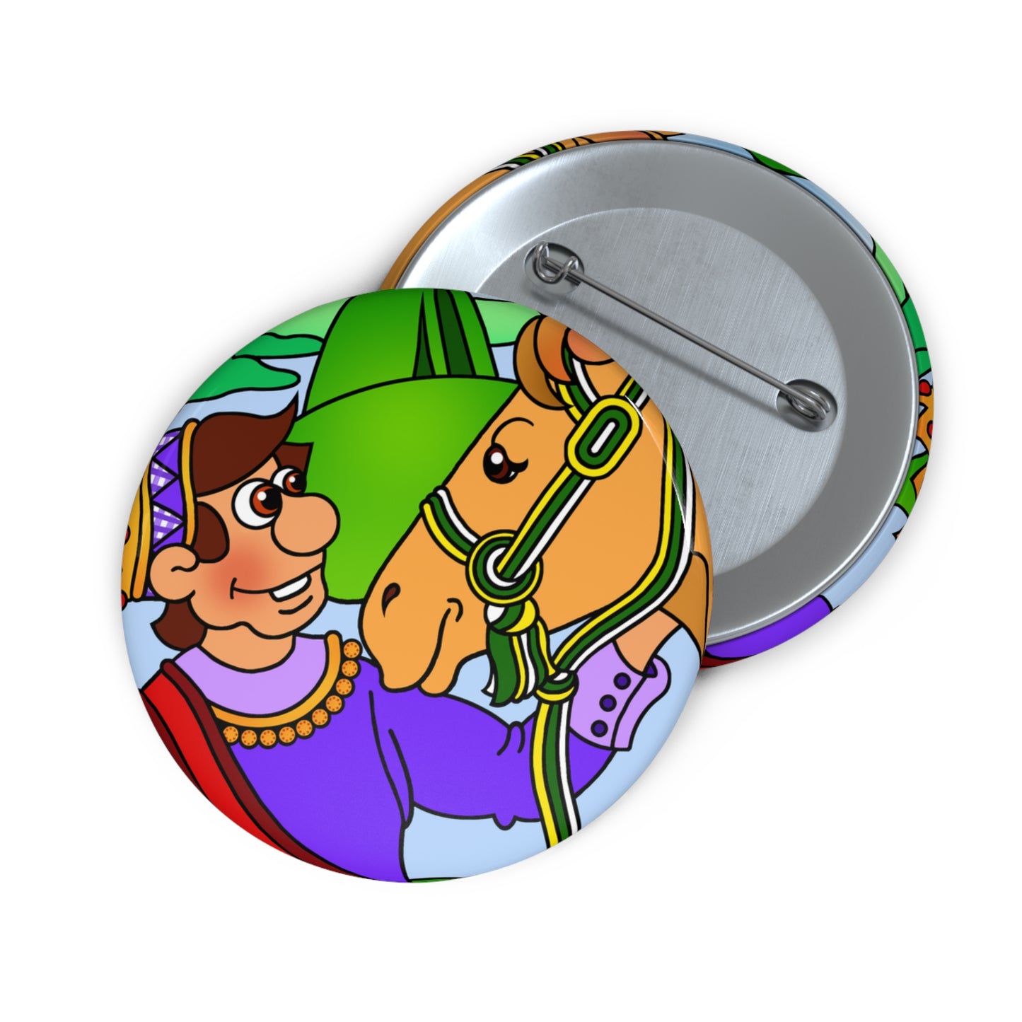 Missing a Few Jewels a Custom Pin Buttons