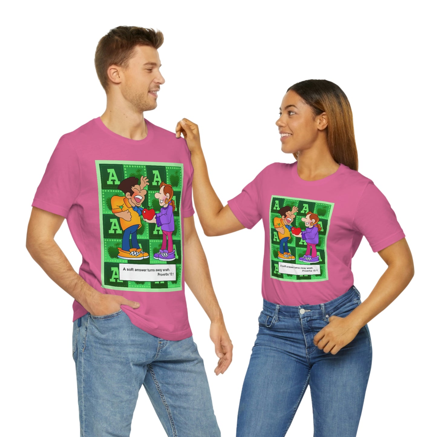The Bible as Simple as ABC A Unisex Jersey Short Sleeve Tee