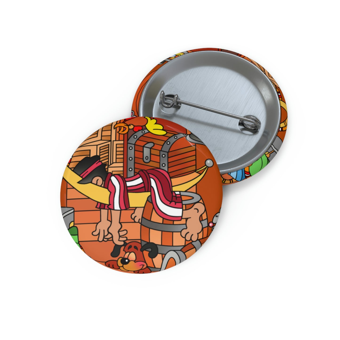 The Story of Jonah! Custom Pin Buttons