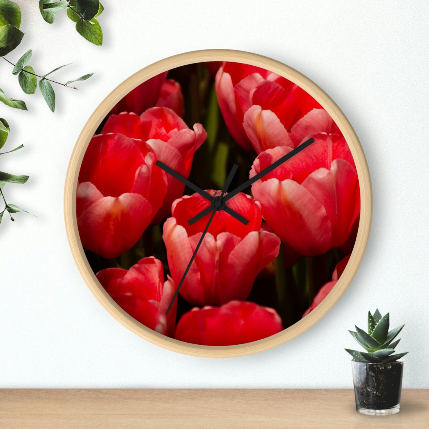 Flowers 09 Wall Clock