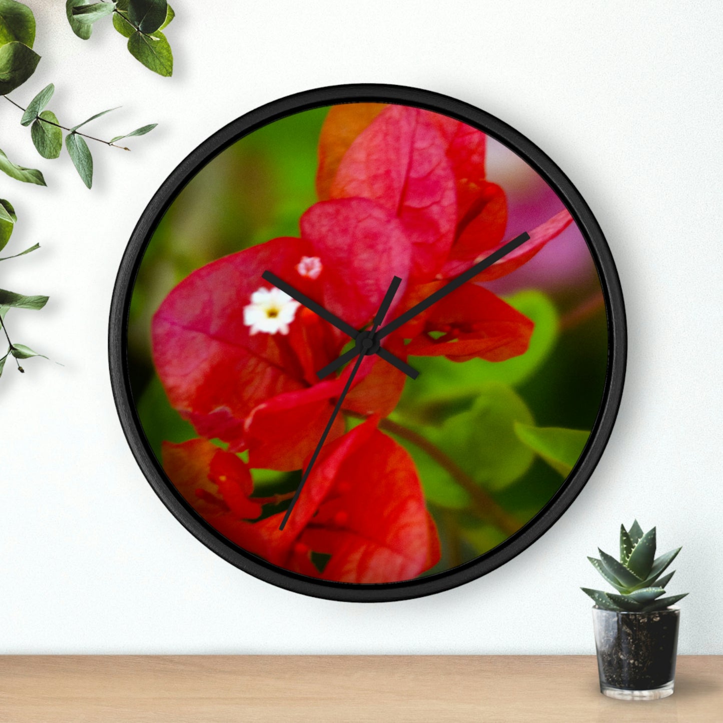 Flowers 28 Wall Clock