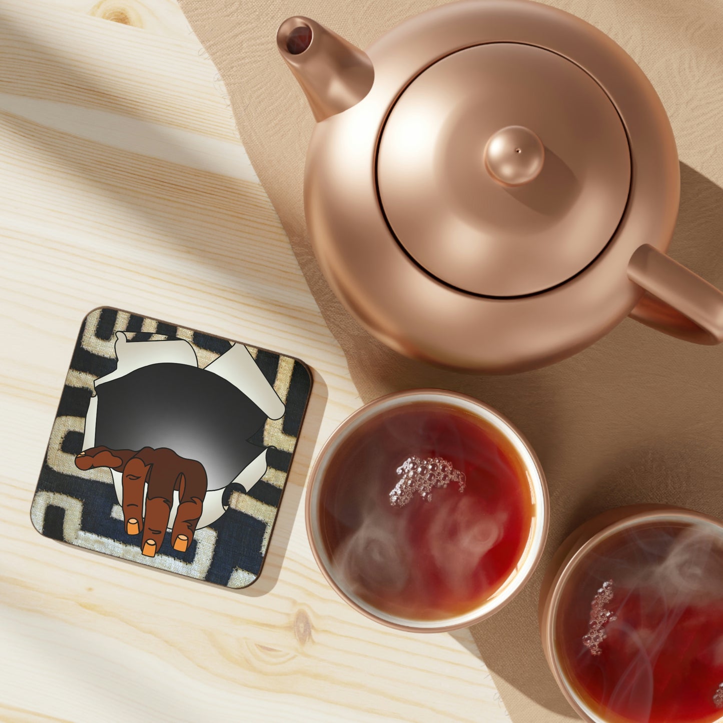 A Show of Hands! Hardboard Back Coaster