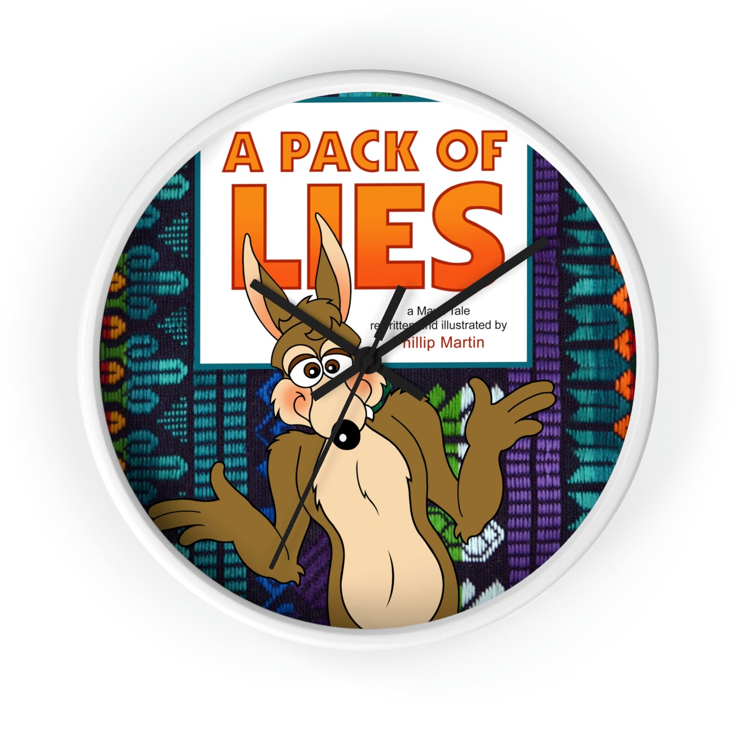A Pack of Lies Wall clock