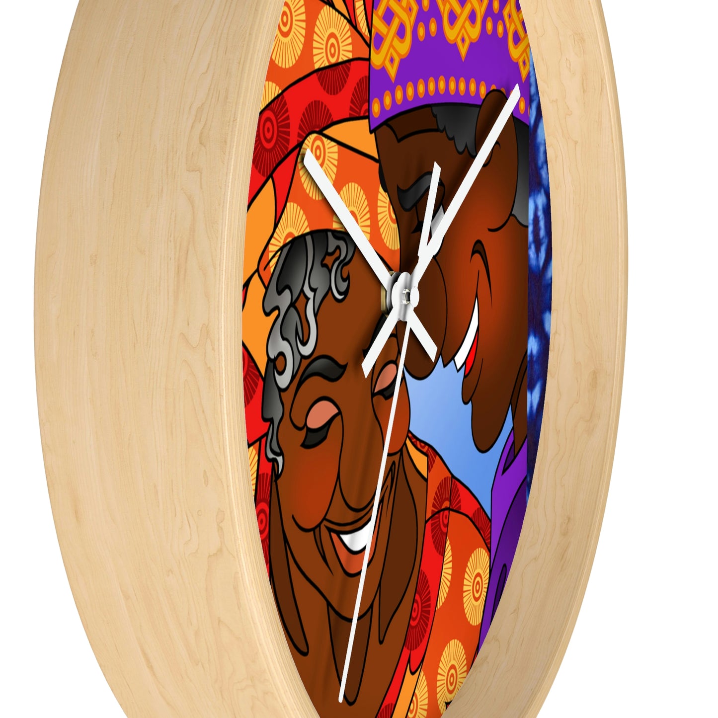 The Paramount Chief and One Wise Woman Wall clock