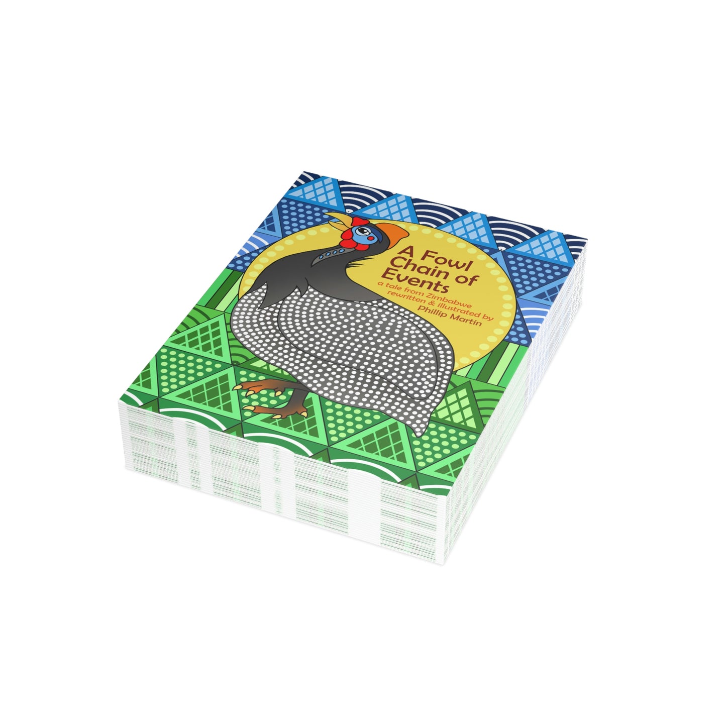 A Fowl Chain of Events Greeting Cards (1, 10, 30, and 50pcs)