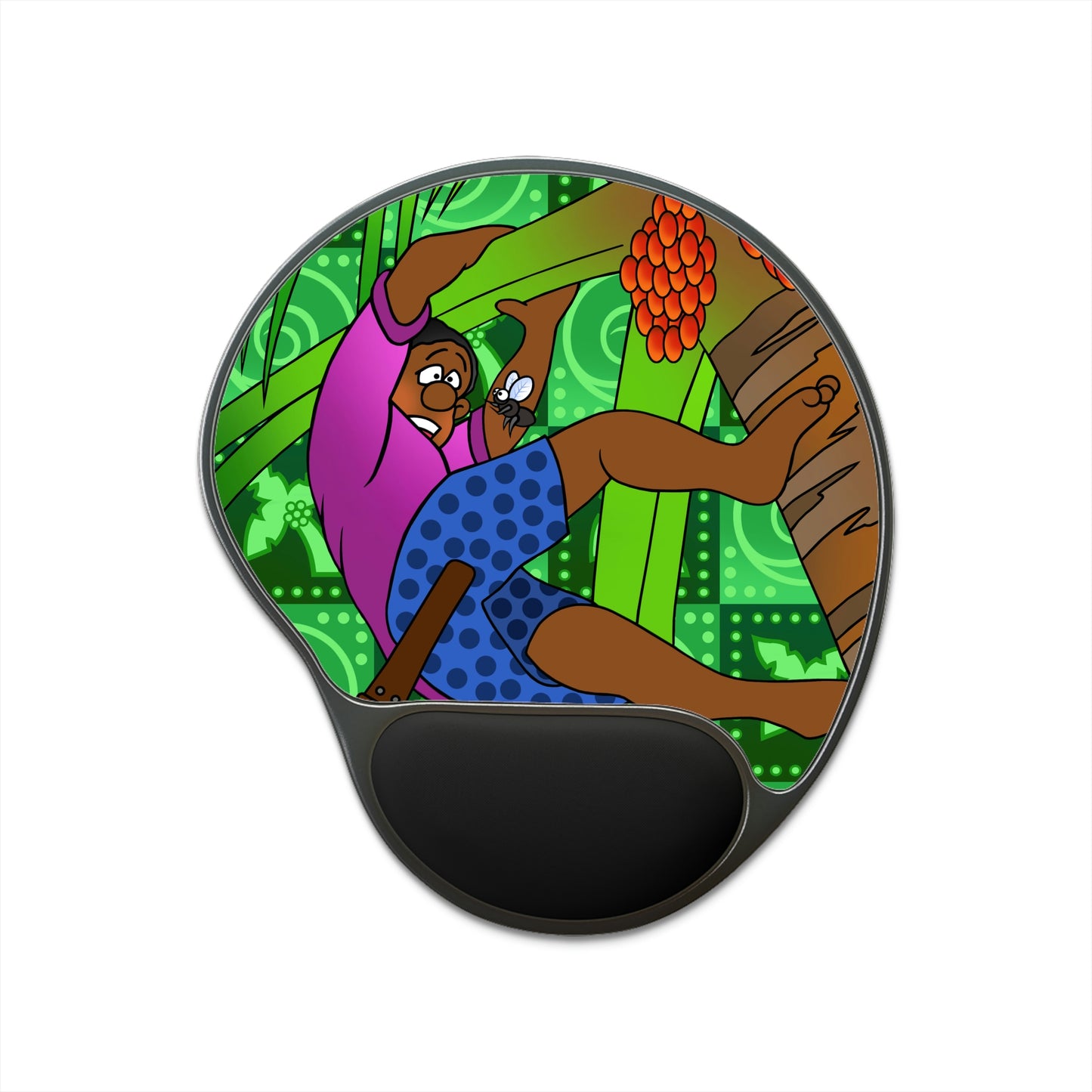 A Fowl Chain of Events! Mouse Pad With Wrist Rest