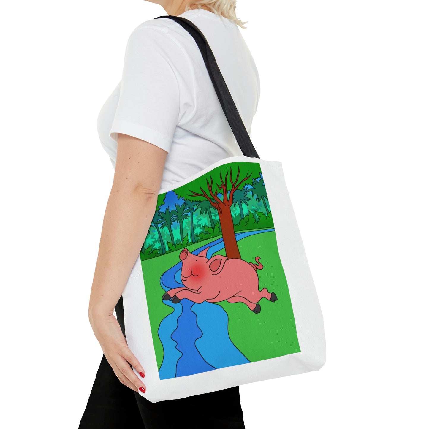 Anansi and the Market Pig! AOP Tote Bag