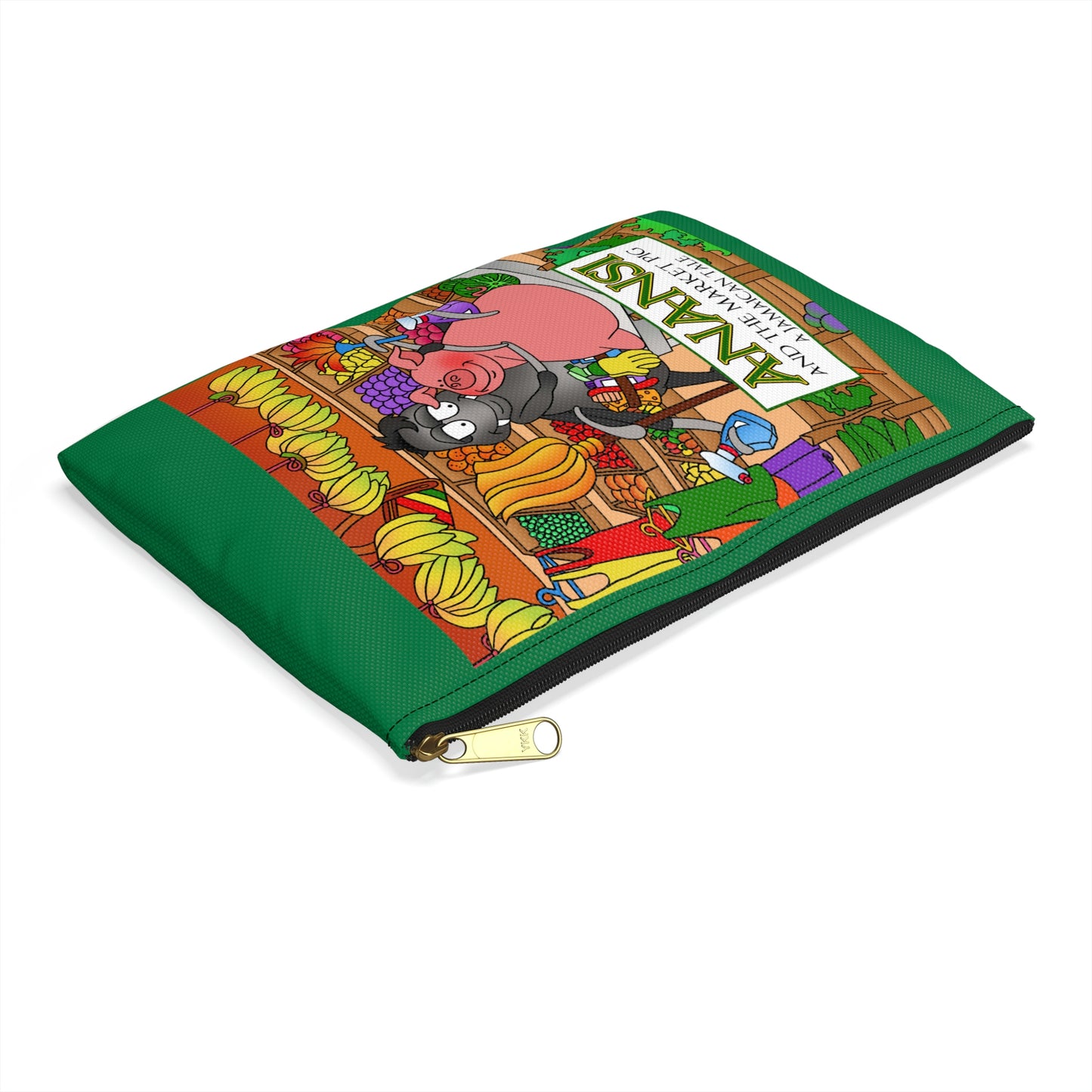 Anansi and the Market Pig Accessory Pouch