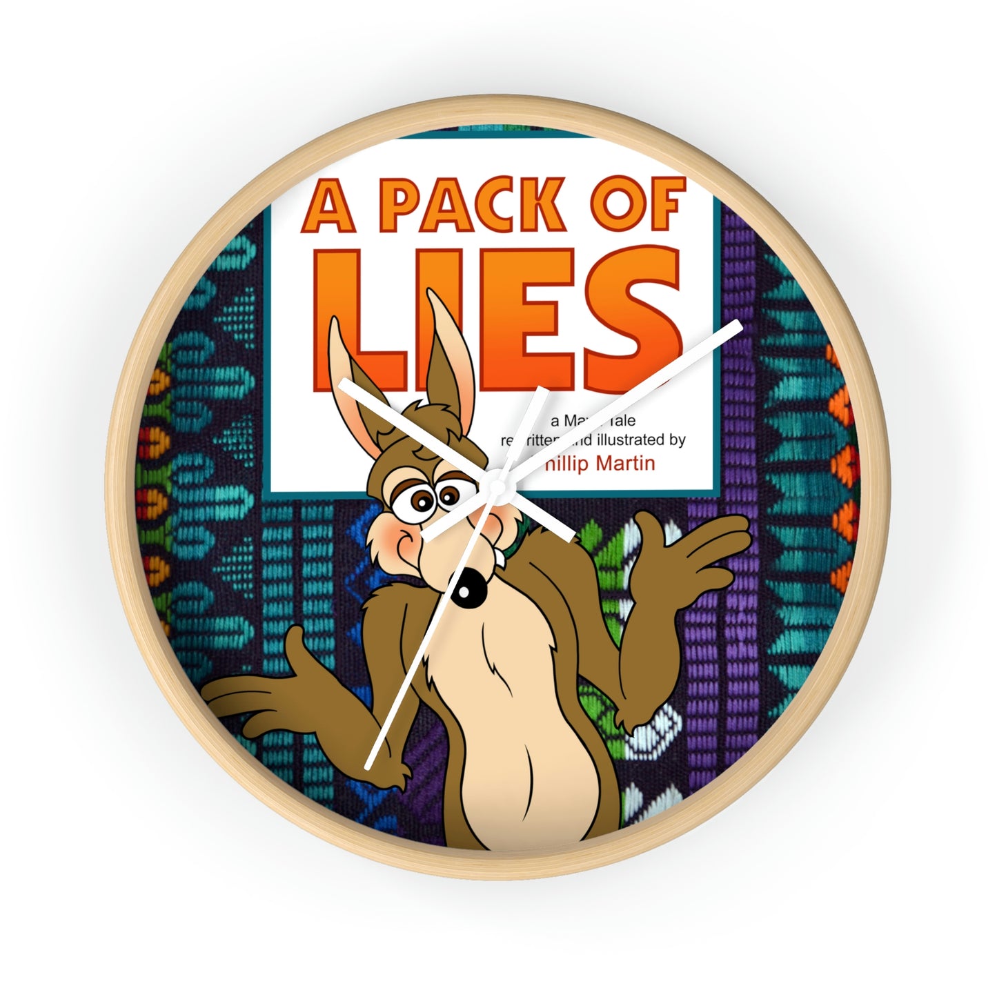A Pack of Lies Wall clock