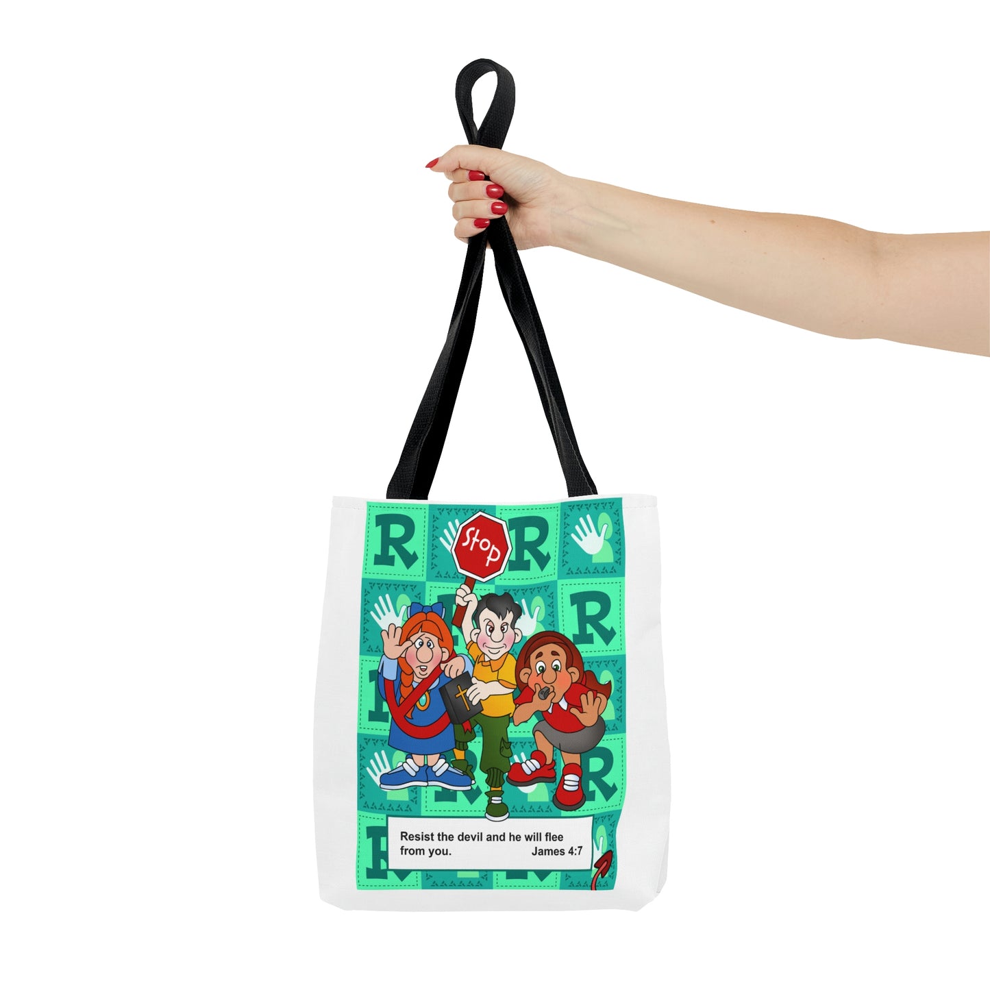 The Bible as Simple as ABC R AOP Tote Bag